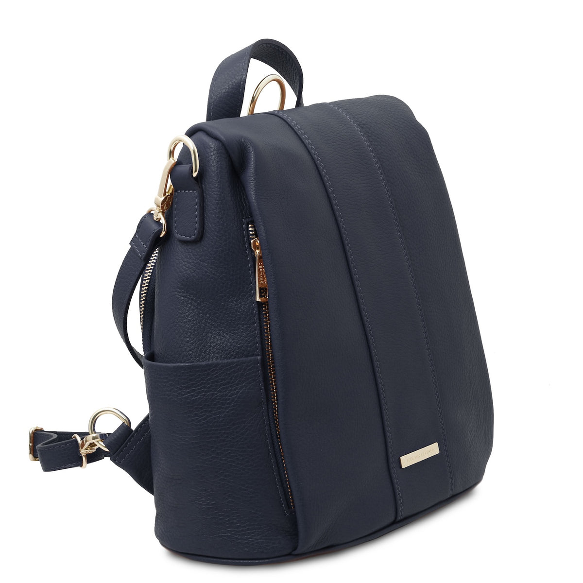 TL Bag - Weicher Lederrucksack - wandelbare 2-in-1 Rucksack-Schultertasche