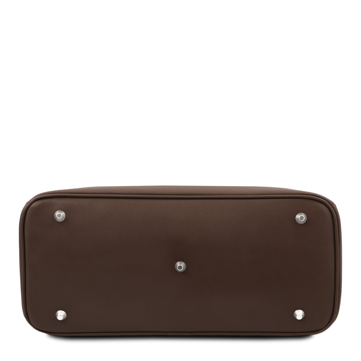 TL Bag - Structured leather handbag with shoulder strap