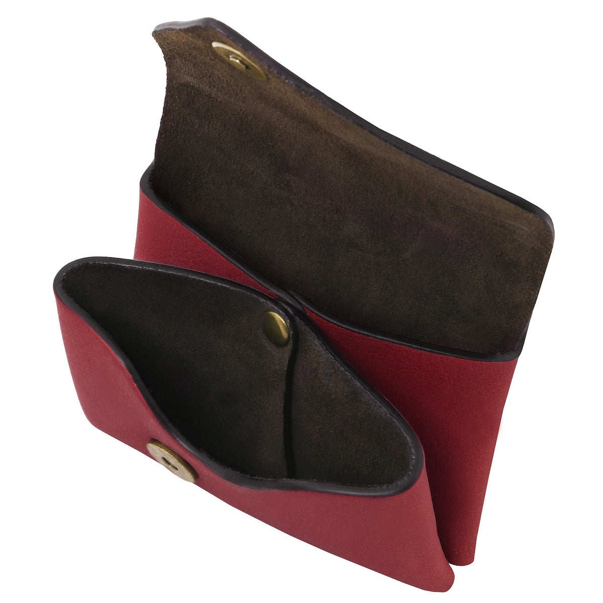 Leather Coin Purse in Vegetable-Tanned Leather
