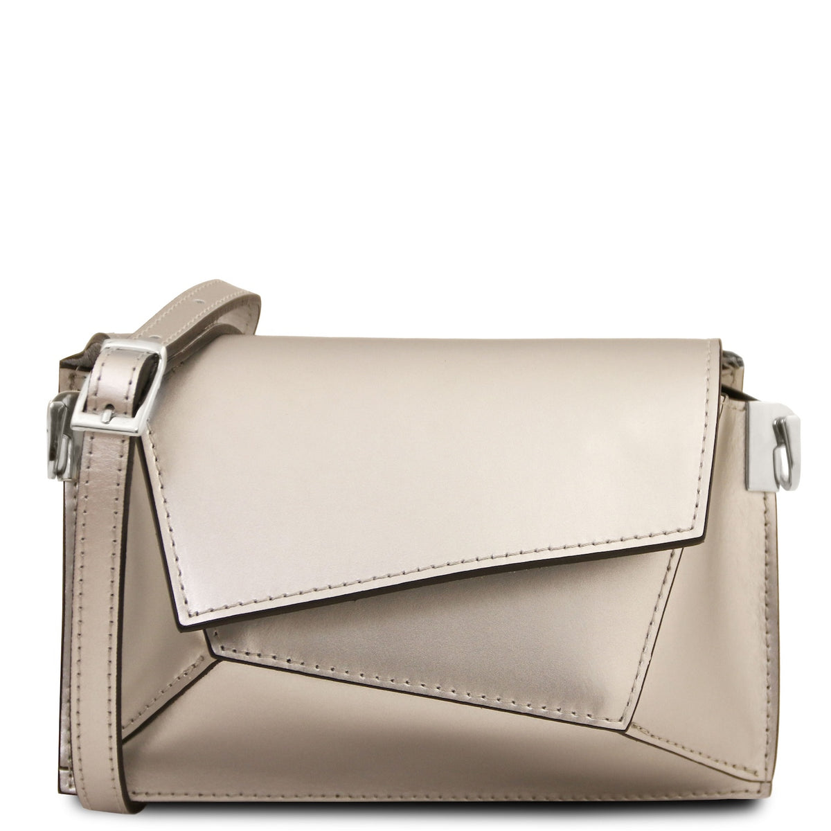 TL Bag - Metallic Leather Shoulder bag