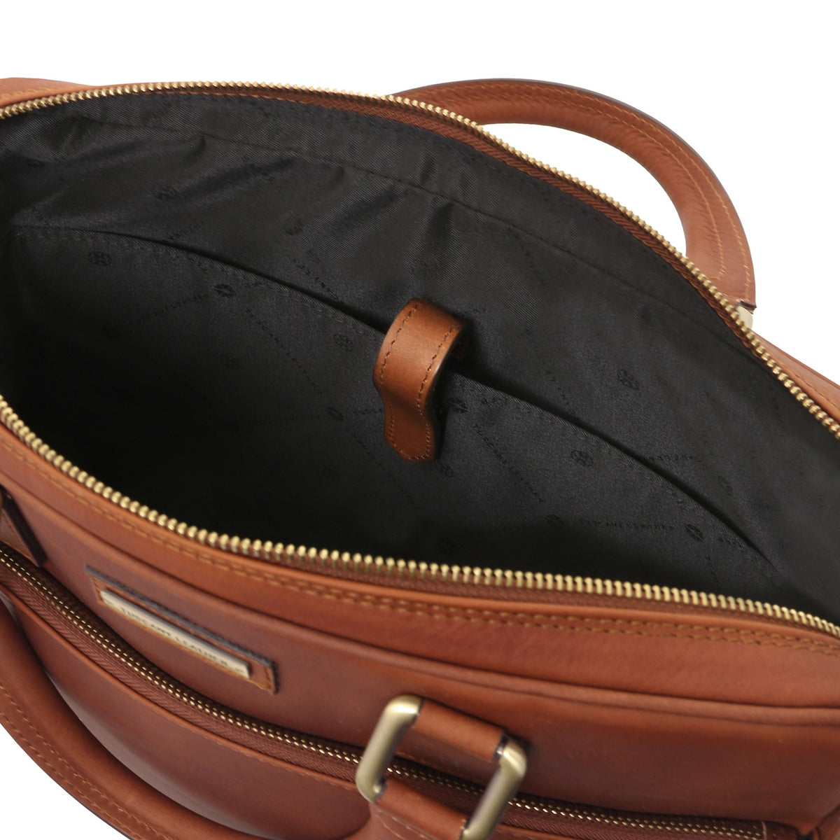 Ferrara - Vegetable tanned leather laptop briefcase