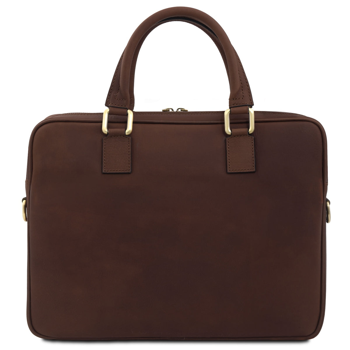 Ferrara - Vegetable tanned leather laptop briefcase