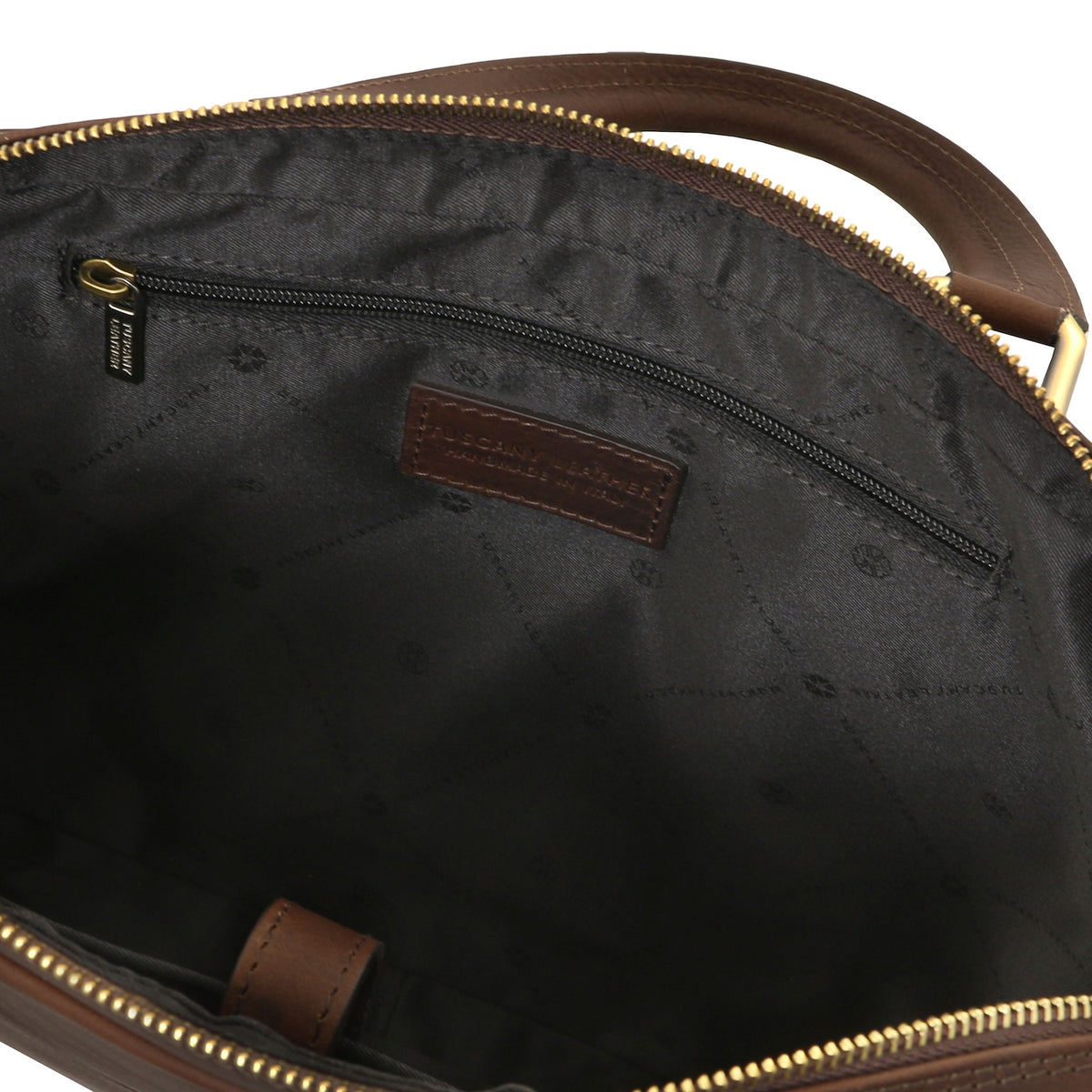 Ferrara - Vegetable tanned leather laptop briefcase