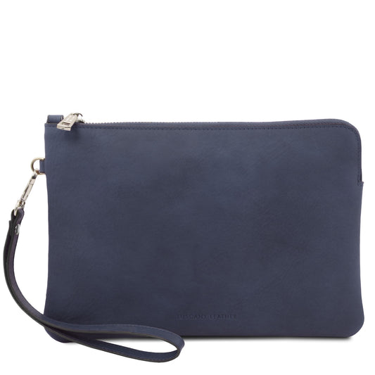 Will - Leather clutch bag with handle