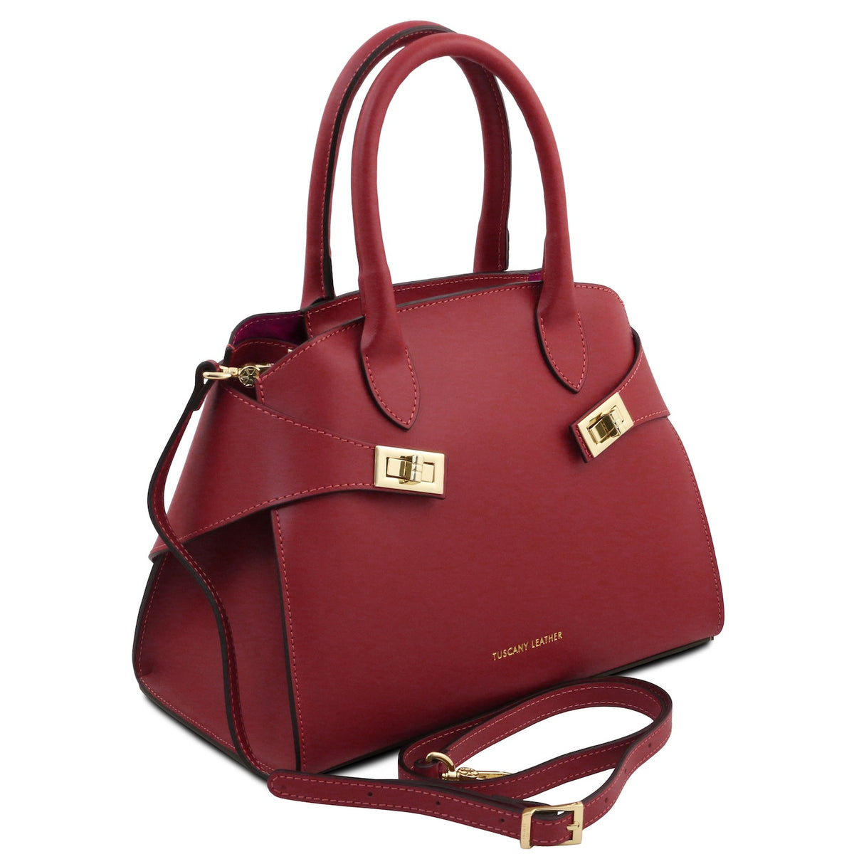 Coccola - leather handbag in smooth leather