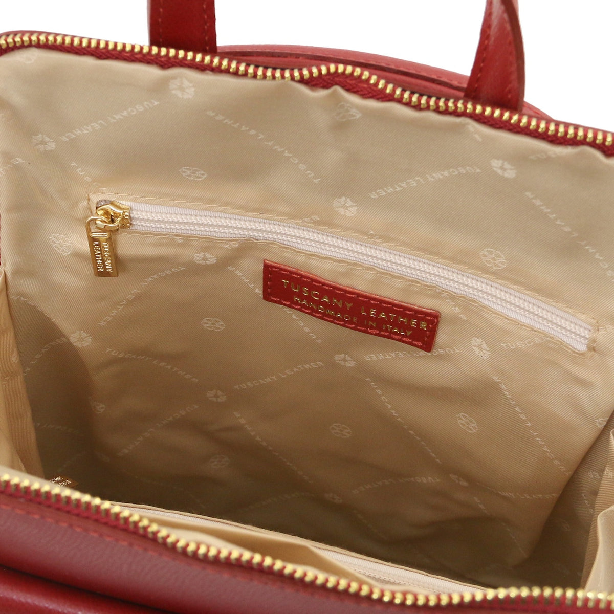 Paris - Small Convertible Backpack in Palmellato Leather