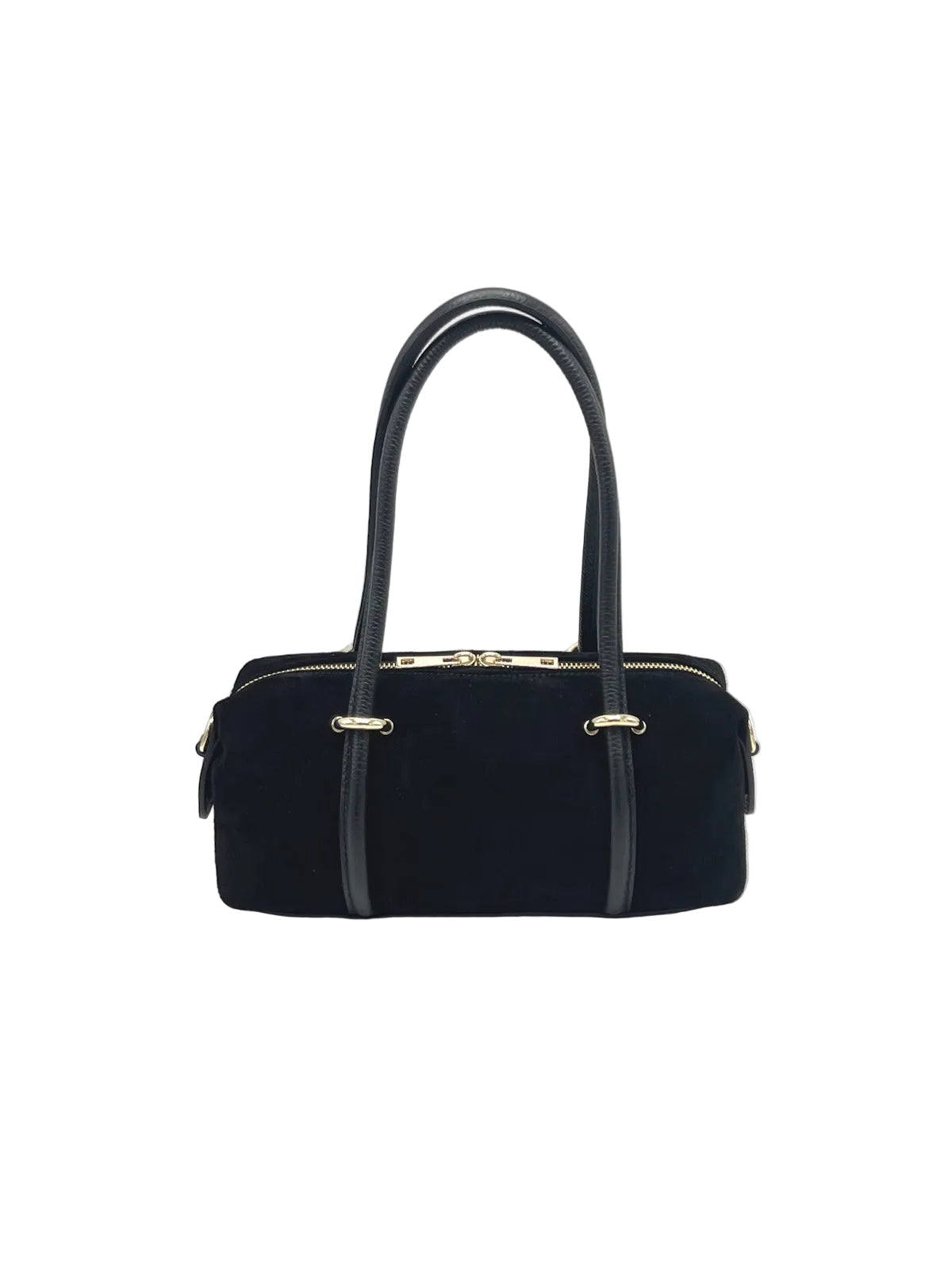 Bolso Boston Lucca pequeño de gamuza (East-West)