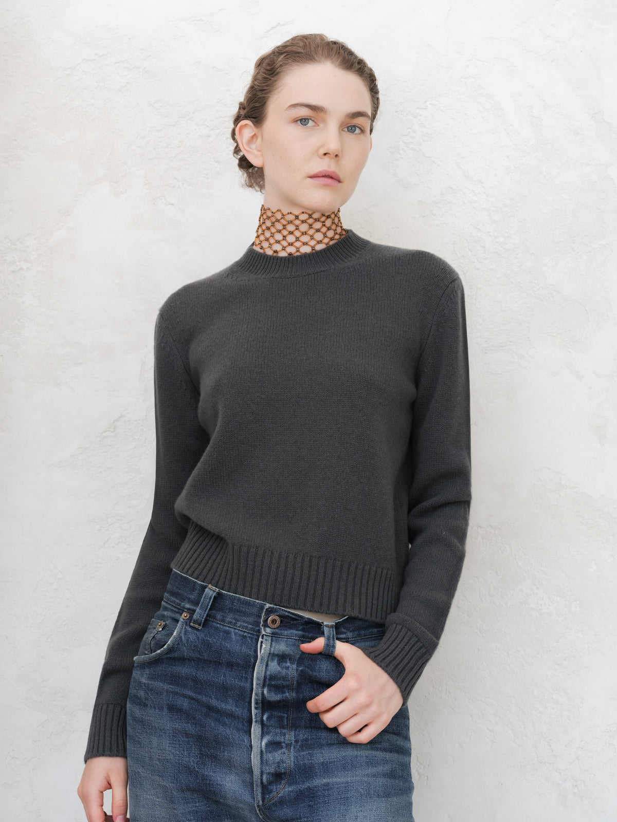 Pure Cashmere Crewneck Sweater