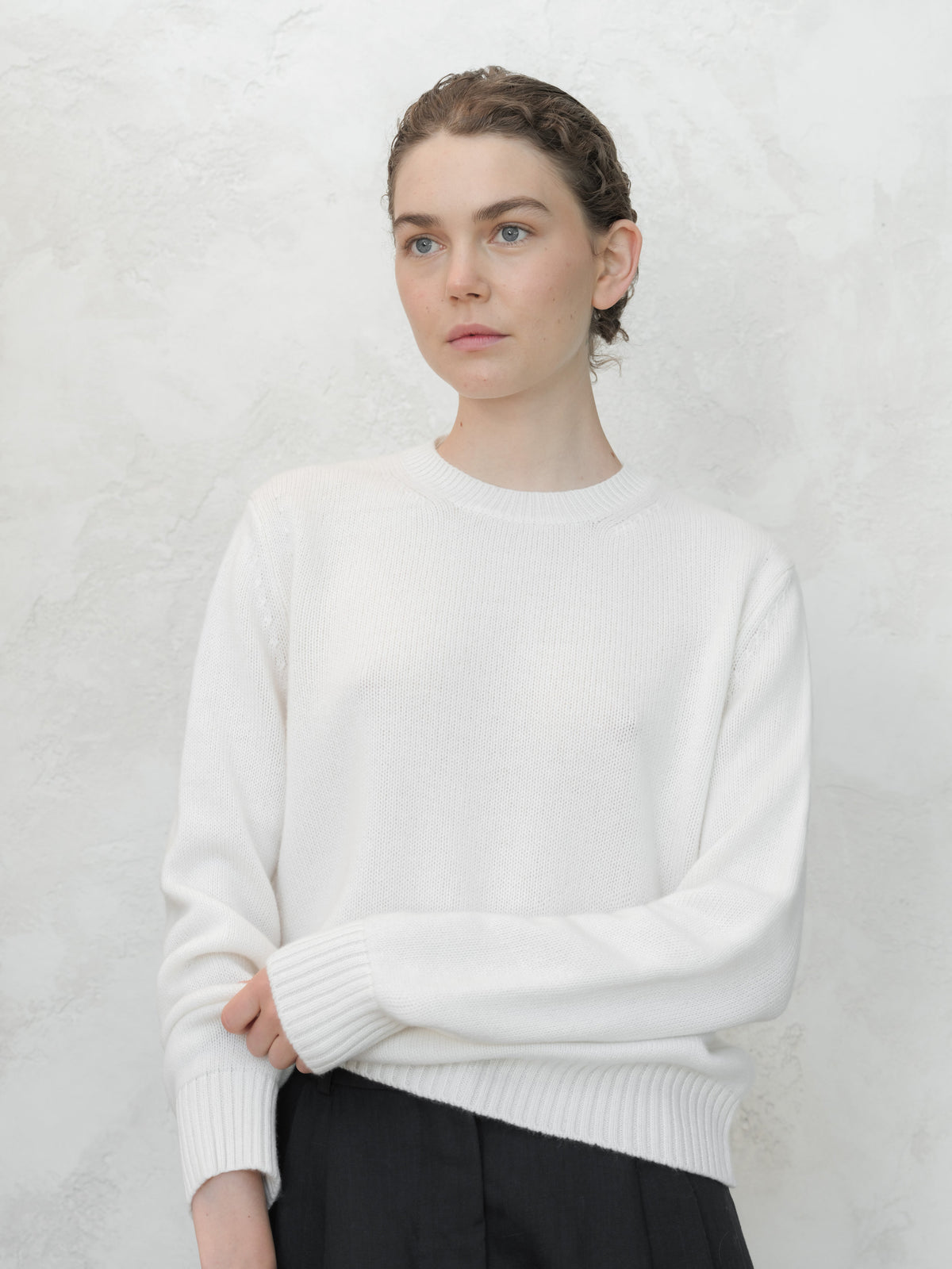 Pure Cashmere Crewneck Sweater