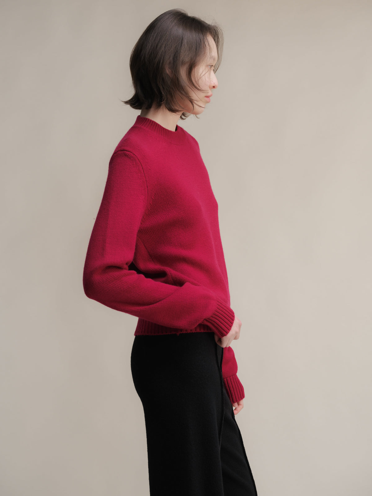 Pure Cashmere Crewneck Sweater
