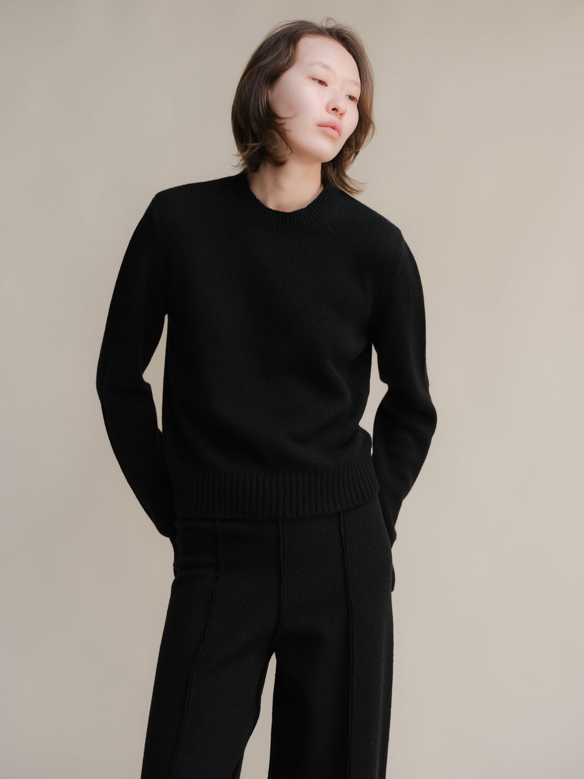 Pure Cashmere Crewneck Sweater
