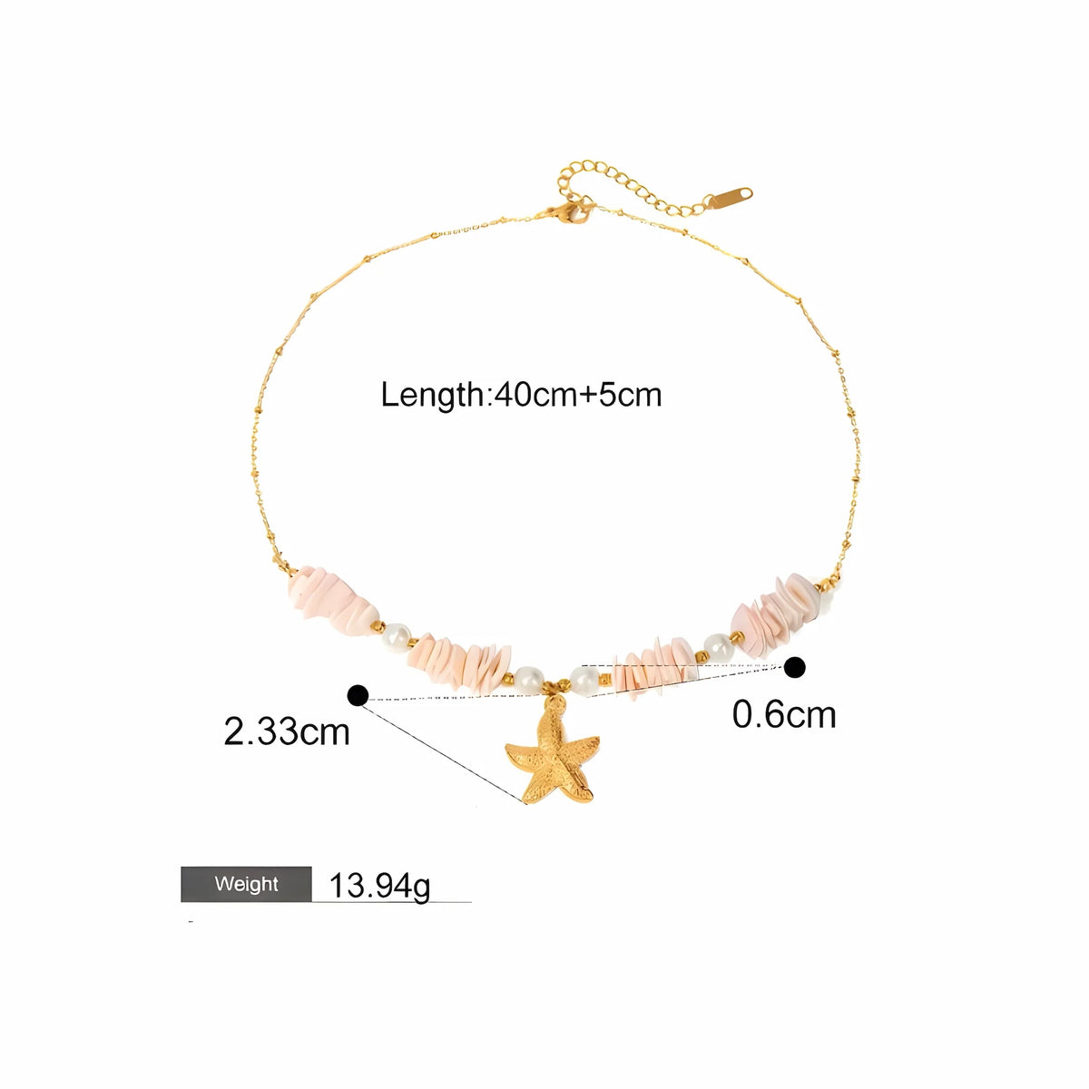 Collana a forma di stella marina