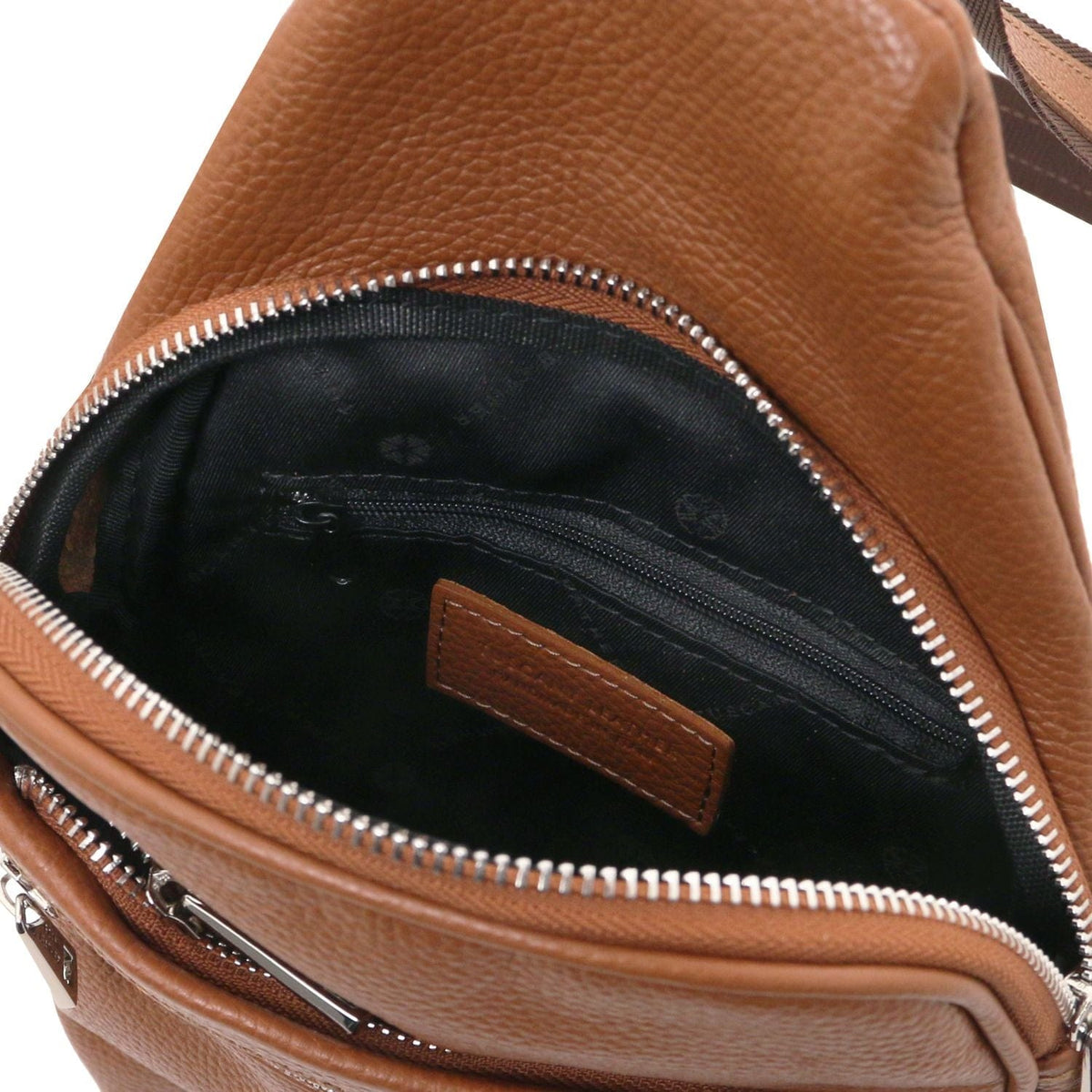 Ledertaschen für Herren Albert - Weiche Leder-Crossover-Tasche | TL142022 Sling-Bag San Rocco Italia