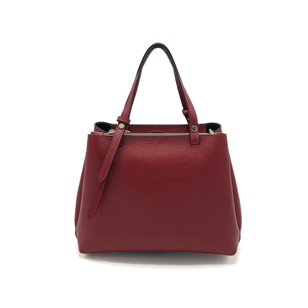 Leather handbags Bordeaux Arezzo – Italian Leather Tote Handbag San Rocco Italia