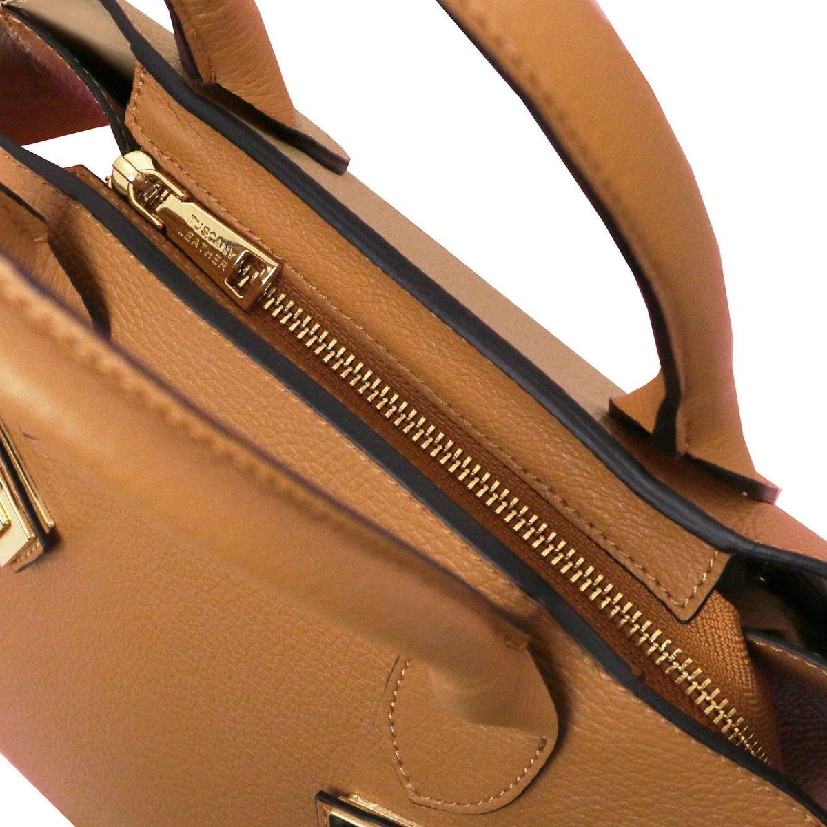 Leather handbags Coccola - Women's leather tote handbag | TL142421 San Rocco Italia