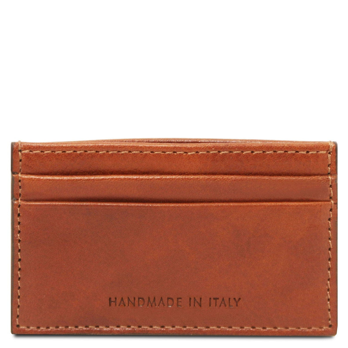 Men leather accessories Leather card holder - 4 cards in smooth, full-grain leather | TL142473 San Rocco Italia