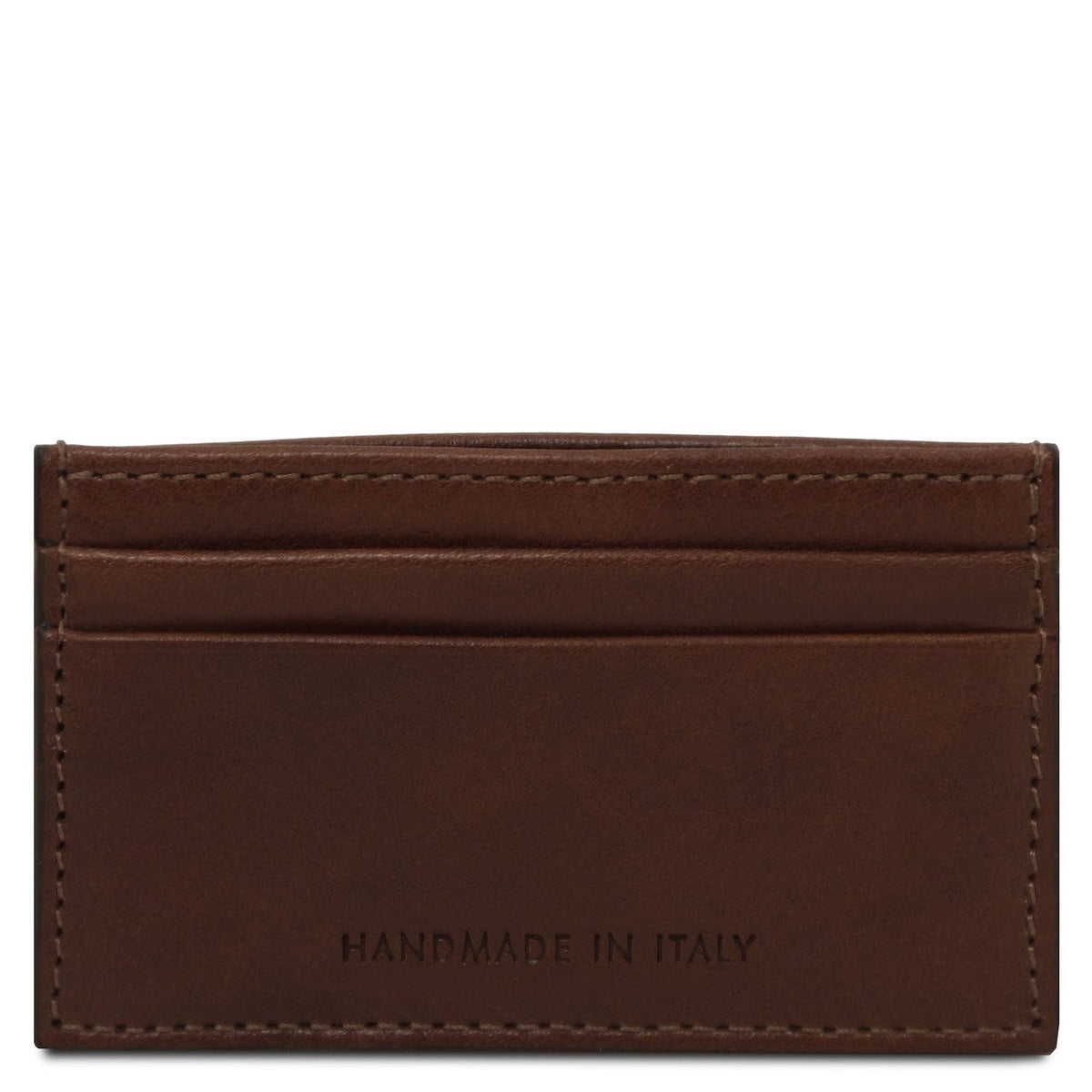 Men leather accessories Leather card holder - 4 cards in smooth, full-grain leather | TL142473 San Rocco Italia