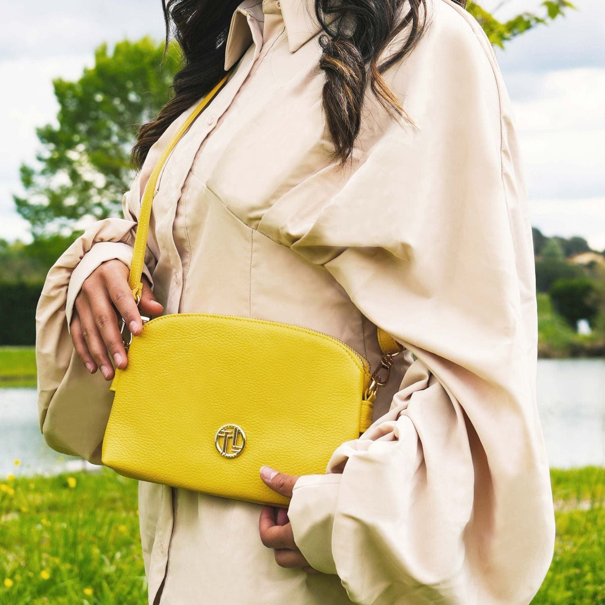 Leather handbags Lily - Soft leather shoulder bag | TL142375 San Rocco Italia