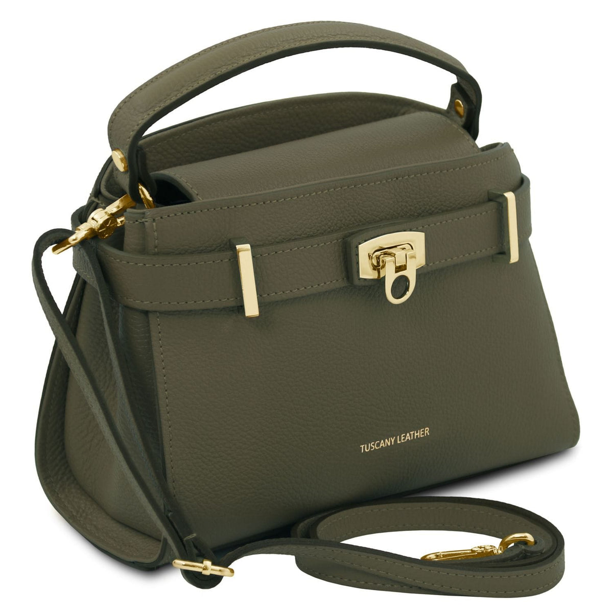 Malas em pele Maisy - Leather top handle bag - Medium size | TL142455 San Rocco Italia