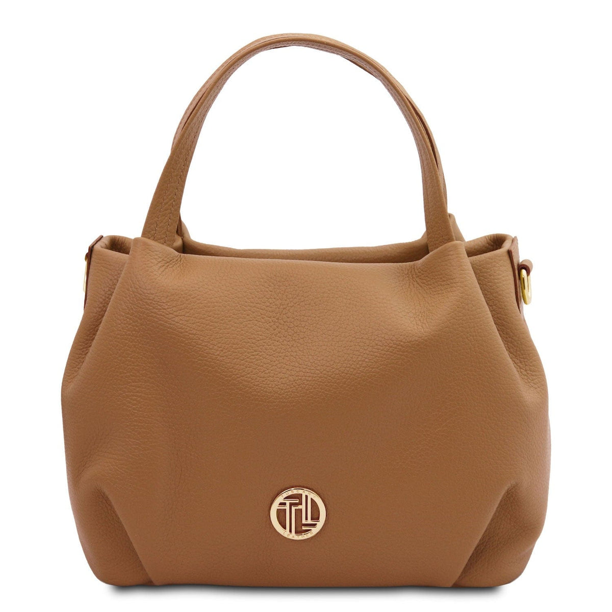 Lederhandtaschen Caramel Nora - Handtasche aus weichem Leder | TL142372 San Rocco Italia