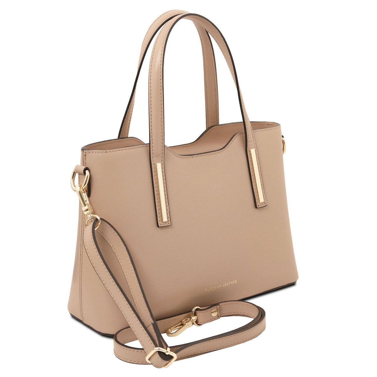 Leather handbags Olimpia - Italian leather tote - Small size | TL141521 San Rocco Italia