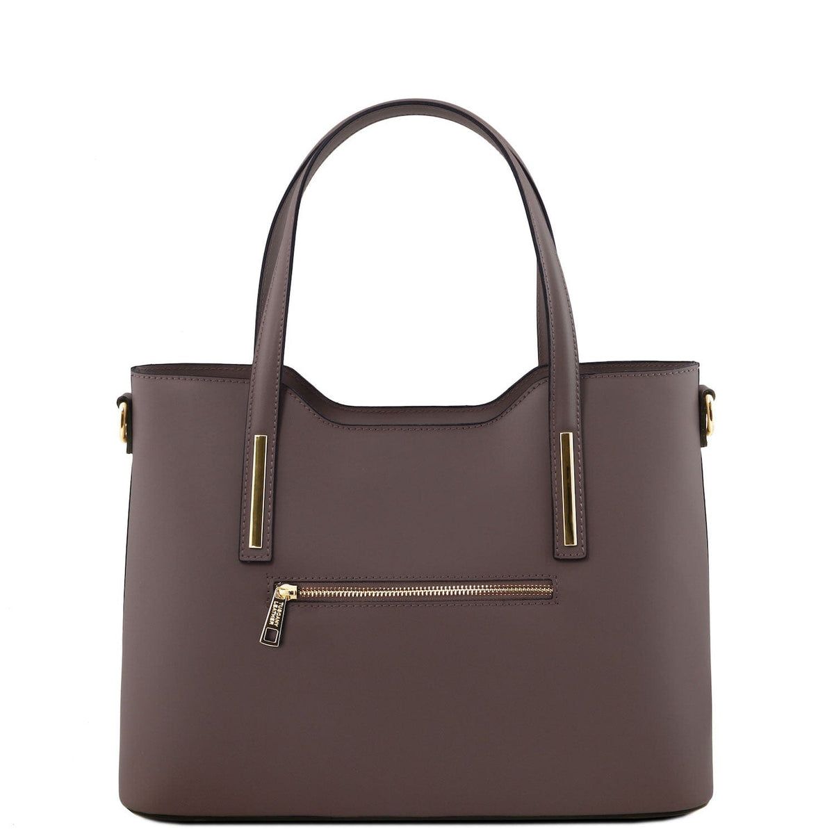 Leather shoulder bags Olimpia - Italian leather tote | TL141412 San Rocco Italia