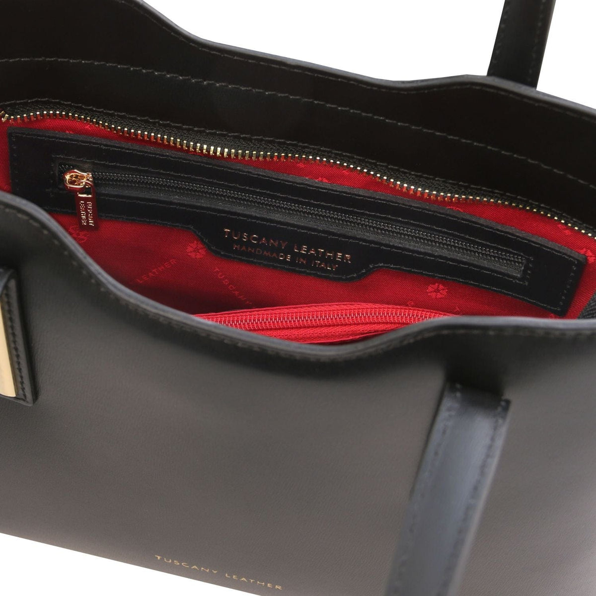 Leather handbags Olimpia - Italian leather tote - Small size | TL141521 San Rocco Italia