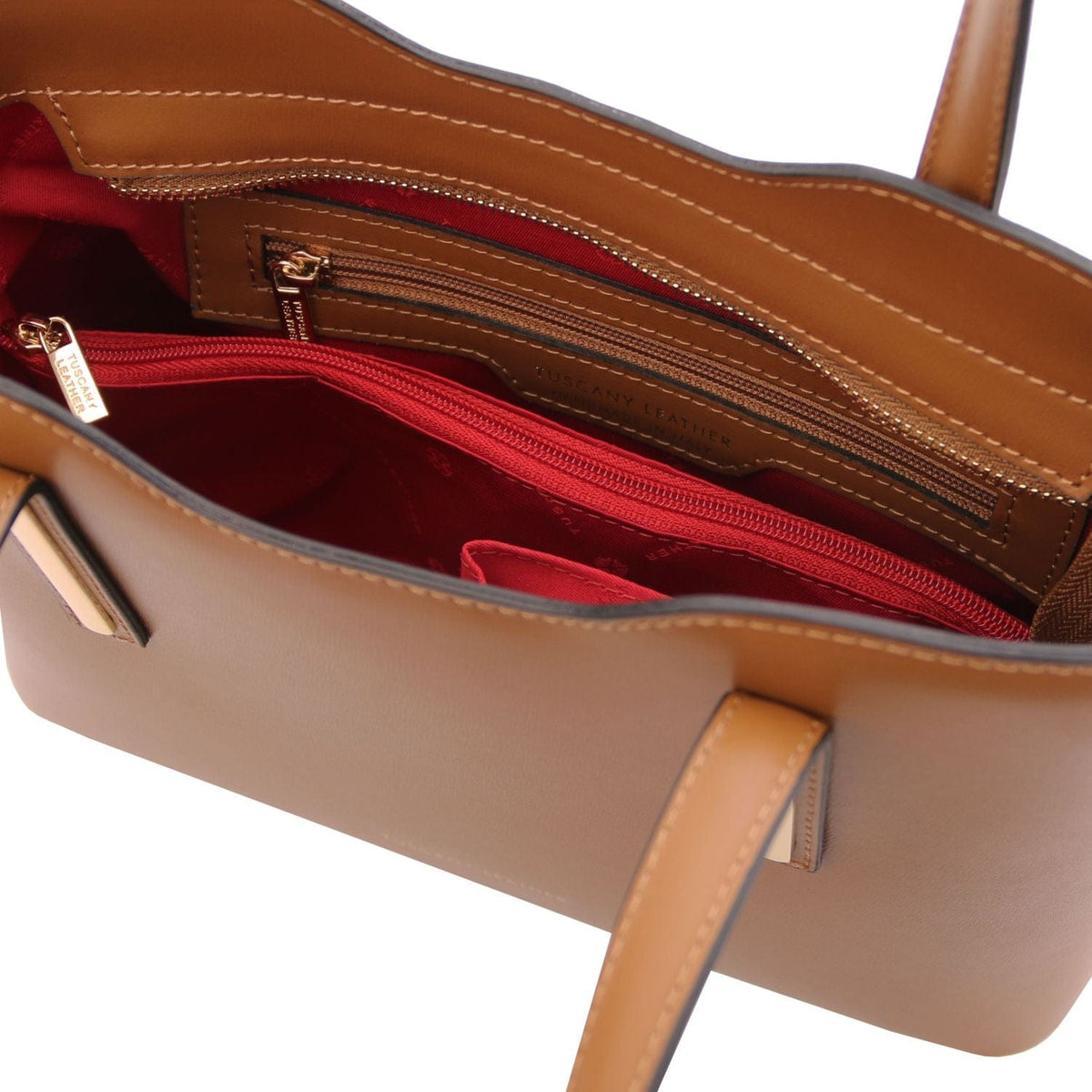 Leather handbags Olimpia - Italian leather tote - Small size | TL141521 San Rocco Italia