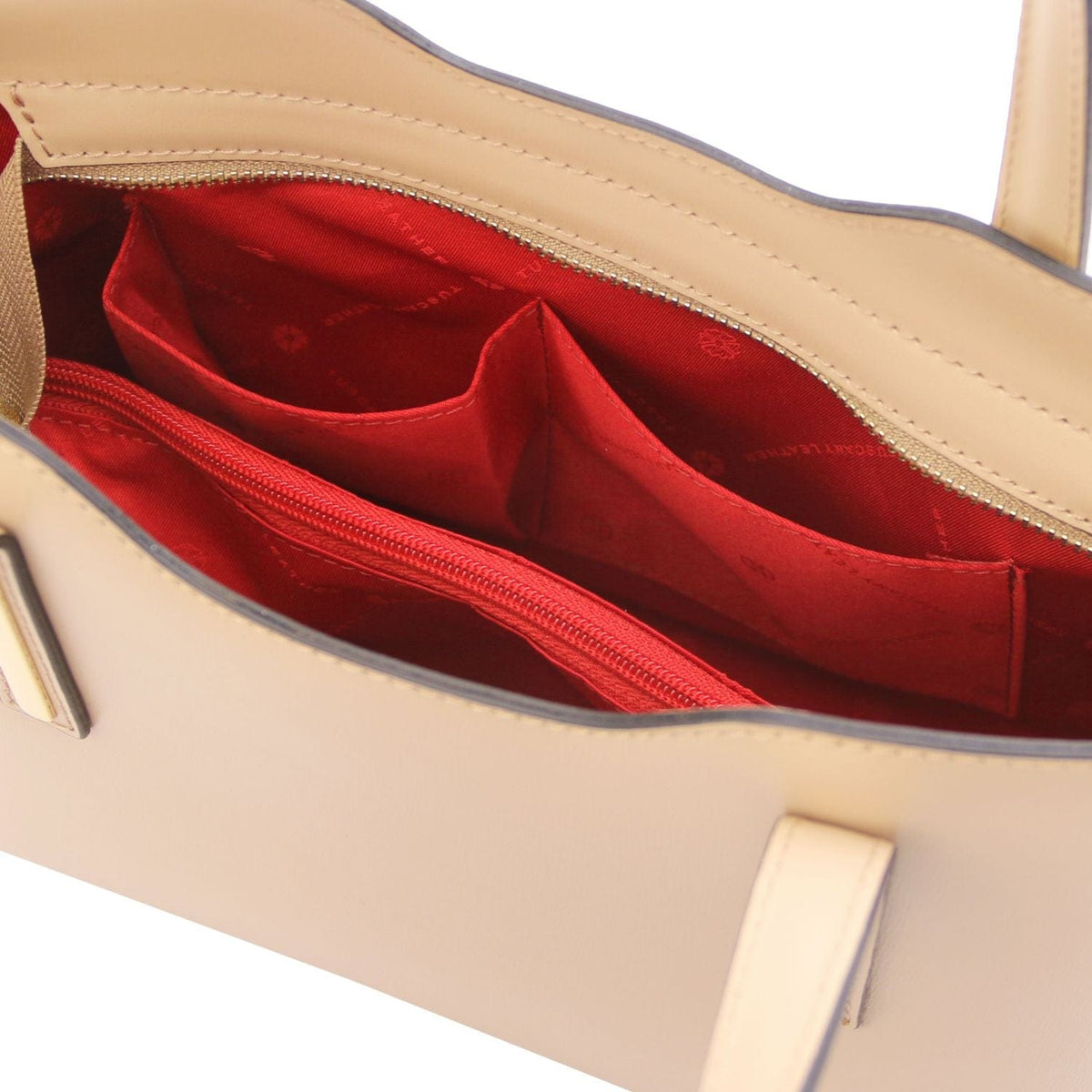 Leather handbags Olimpia - Italian leather tote - Small size | TL141521 San Rocco Italia