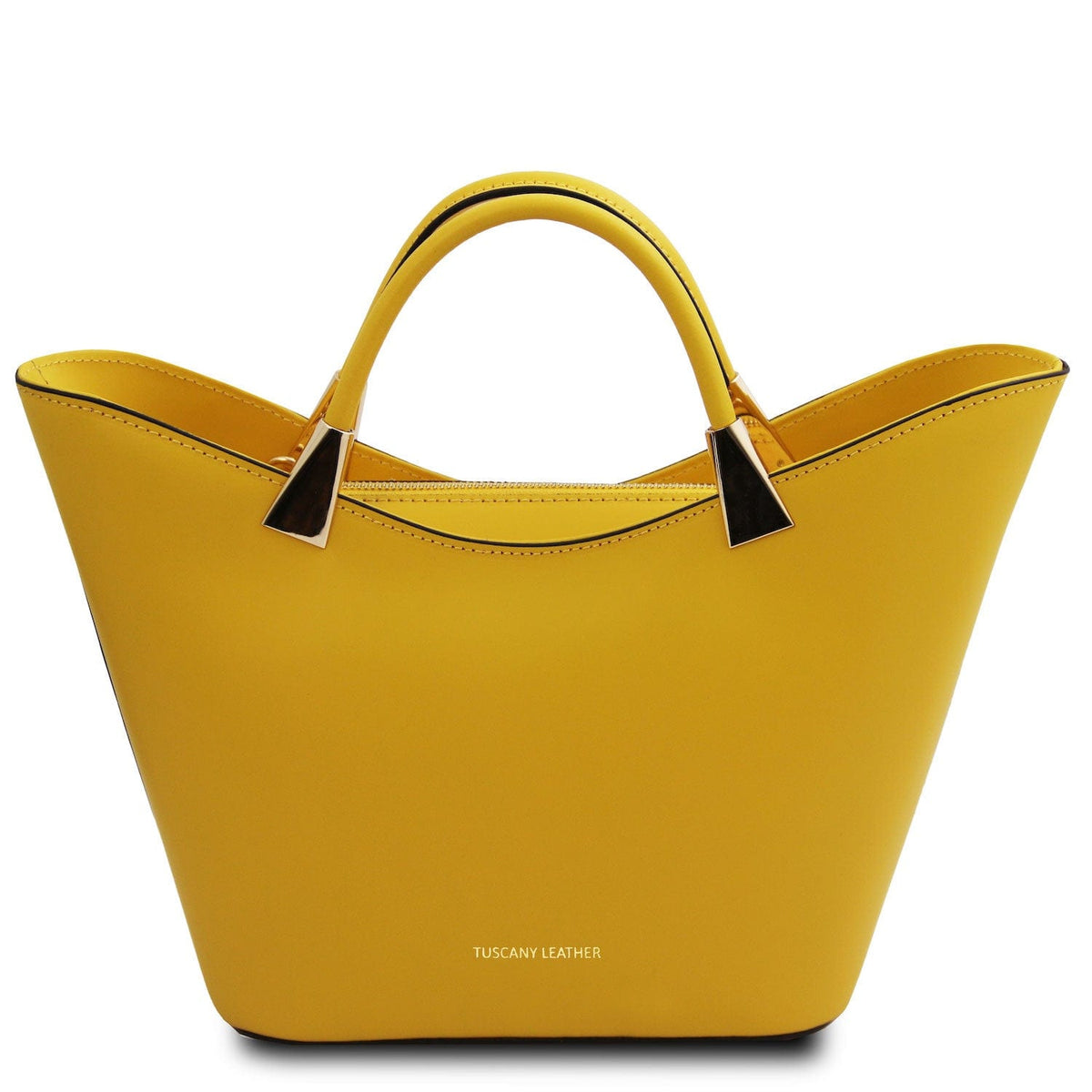 Leather handbags Yellow TL Bag - Italian leather handbag | TL142287 San Rocco Italia