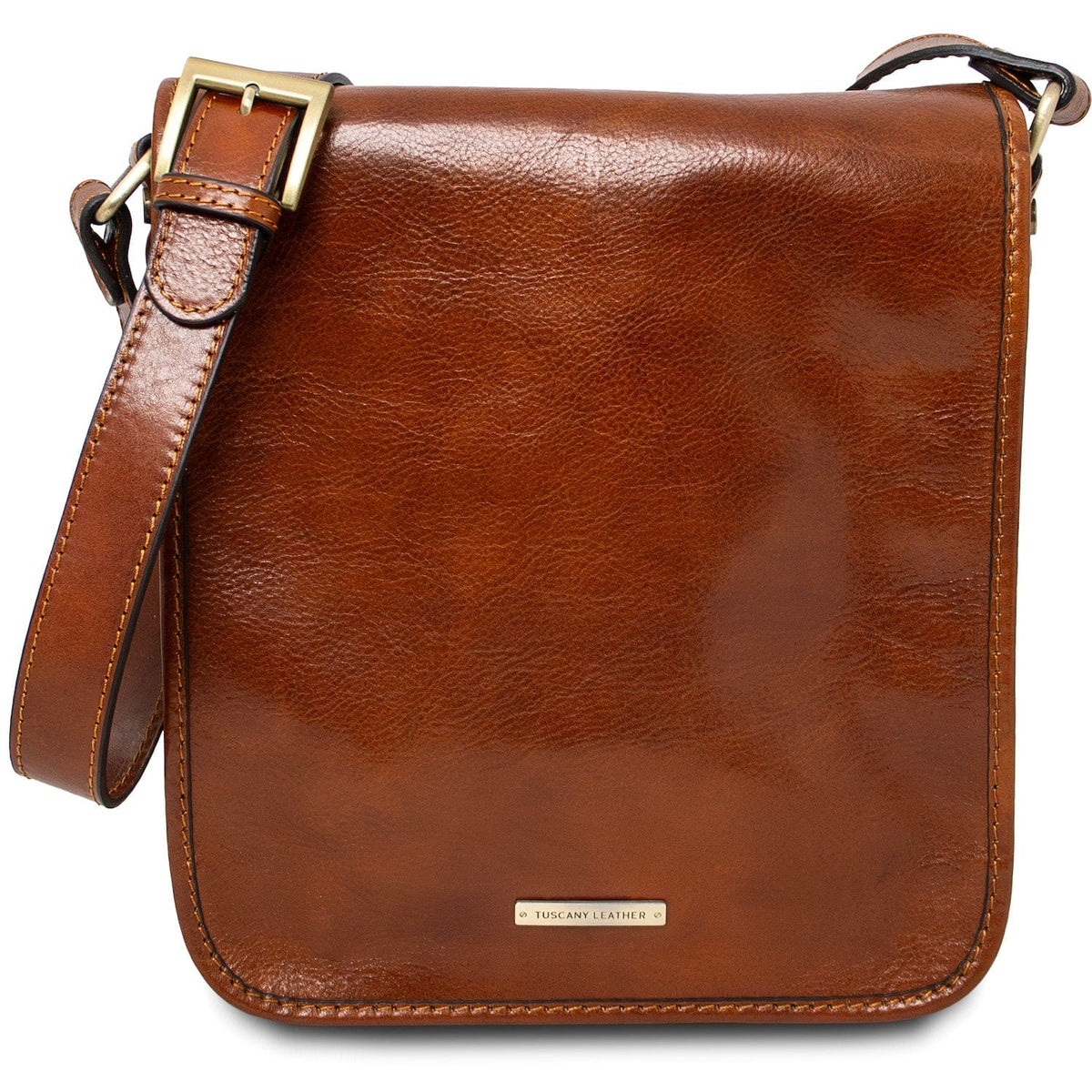 Leather bags for men Honey TL Messenger - Two compartment leather shoulder bag | TL141255 San Rocco Italia
