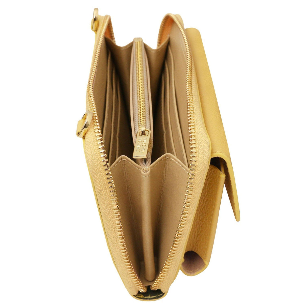 Leren schoudertassen Urania - Leather phone wallet with strap | TL142433 San Rocco Italia