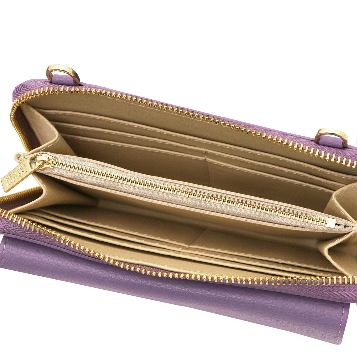 Leren schoudertassen Urania - Leather phone wallet with strap | TL142433 San Rocco Italia