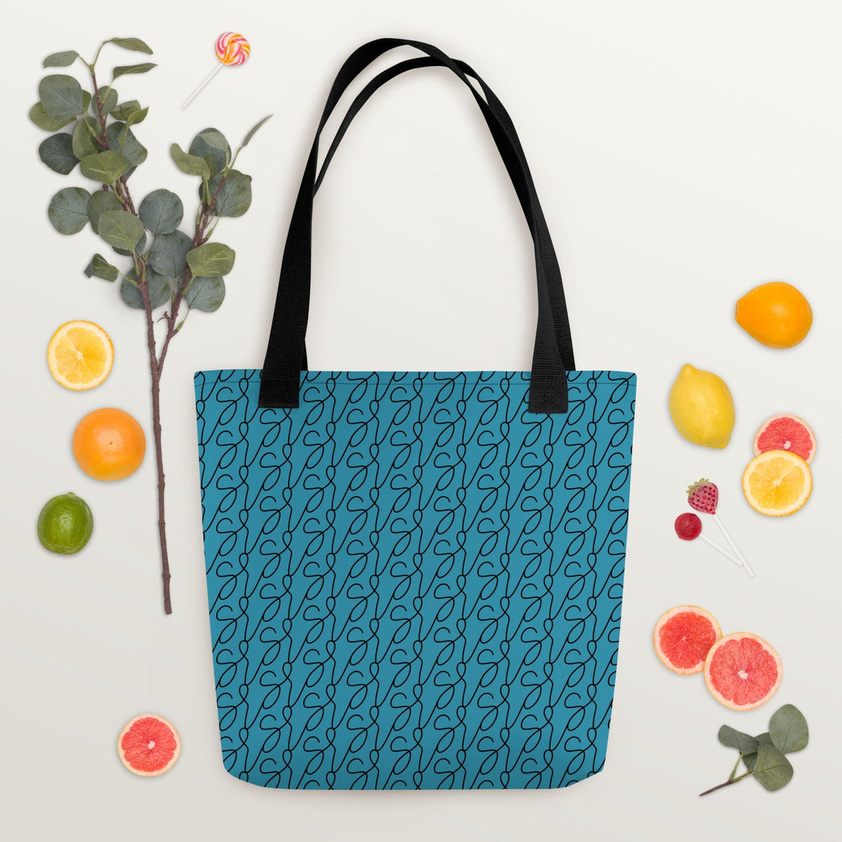 Accesorios Verde azulado Bolso tote con logo San Rocco Italia