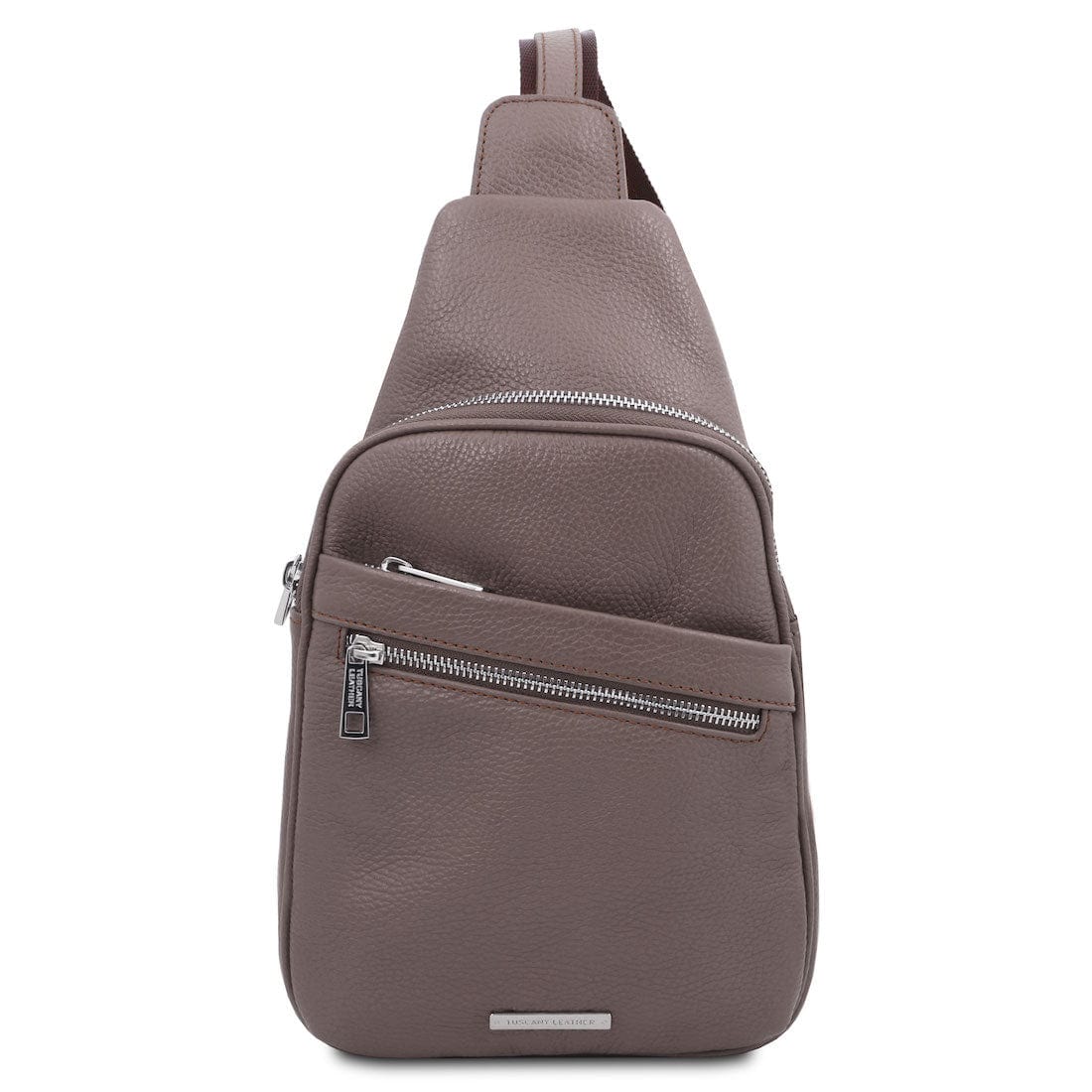 Ledertaschen für Herren Grau Albert - Weiche Leder-Crossover-Tasche | TL142022 San Rocco Italia
