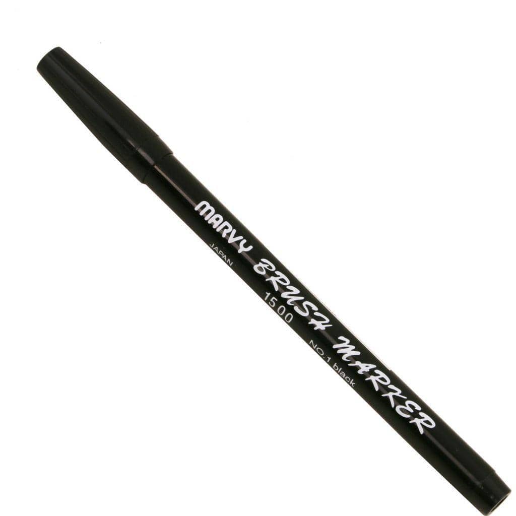 Leather care Black BRUSH MARKER - Leather repair pen | TL141530 San Rocco Italia