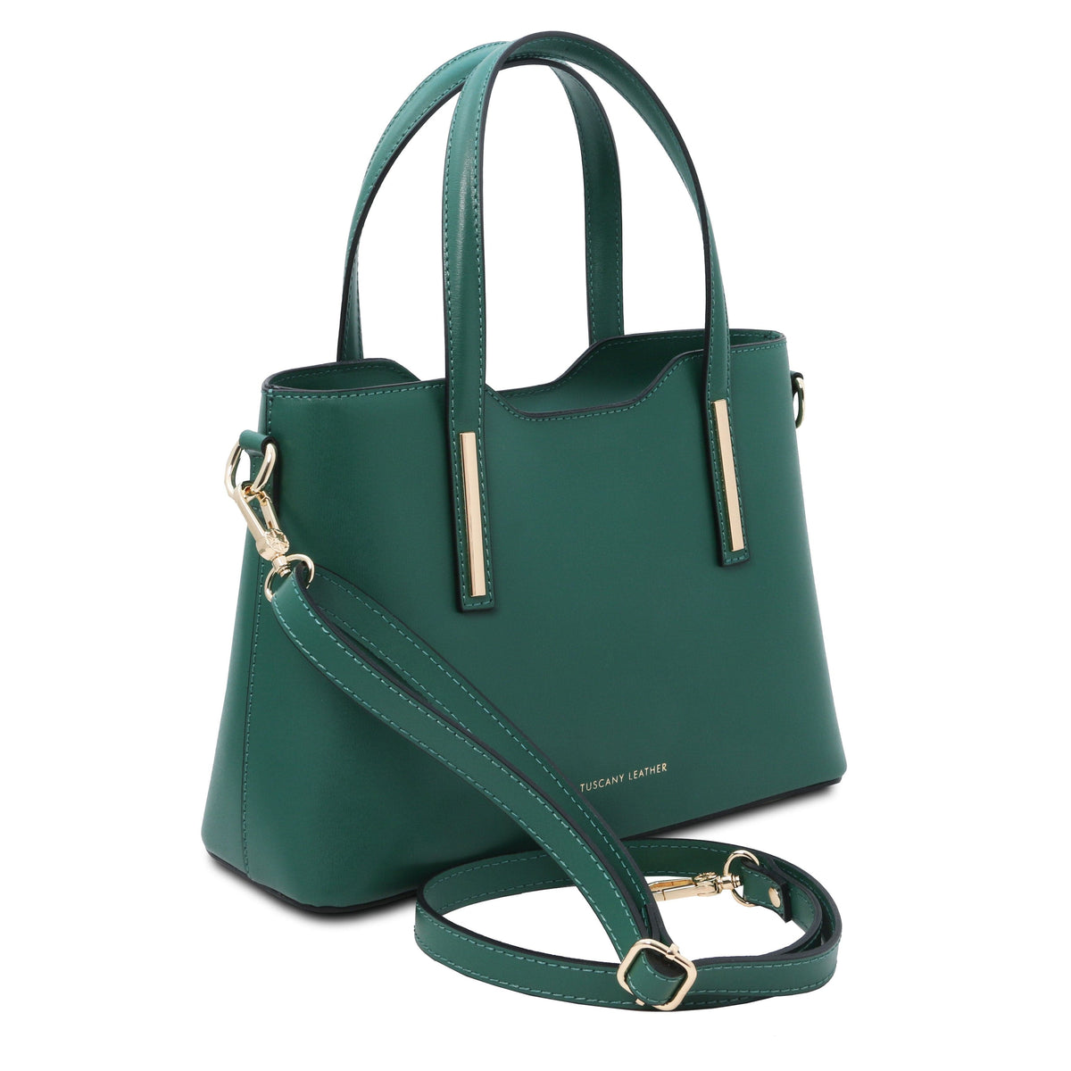 Olimpia - Leather tote - Small size | TL141521 - Premium Leather handbags - Shop now at San Rocco Italia