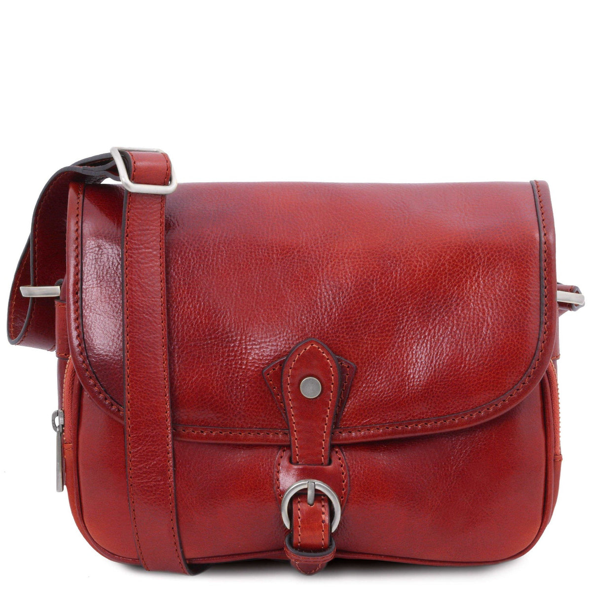 Leather shoulder bags Red Alessia - Leather shoulder bag | TL142020 San Rocco Italia