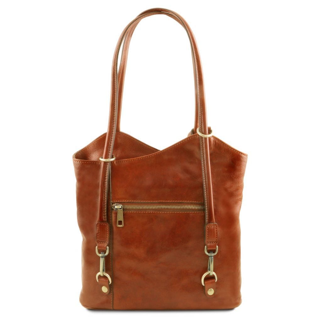 Bolsos de hombro de piel Patty - Mochila/bolso de hombro convertible 2 en 1 de piel italiana | TL141497 San Rocco Italia