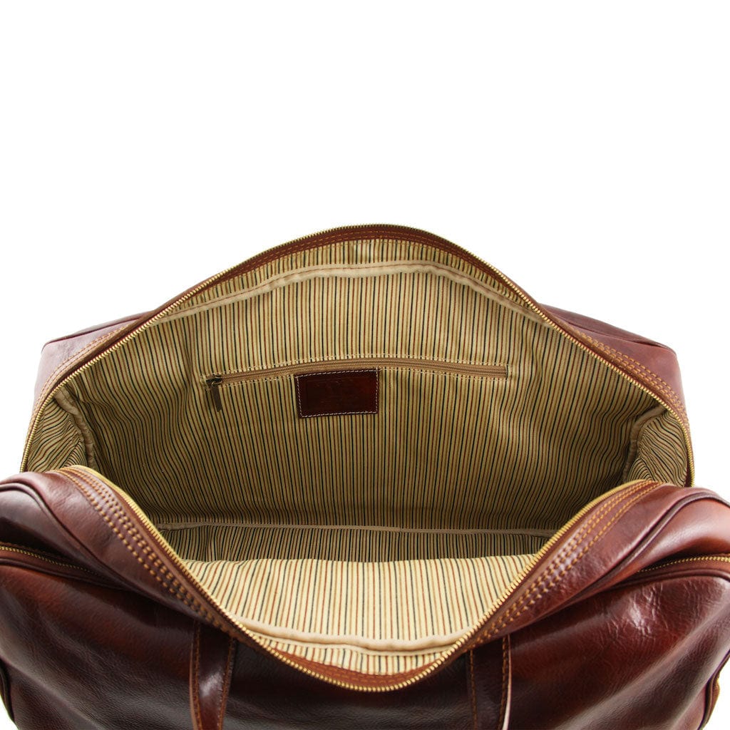 Rollgepäck aus Leder Bora Bora - Grosse Trolleytasche aus Leder | TL3067 San Rocco Italia