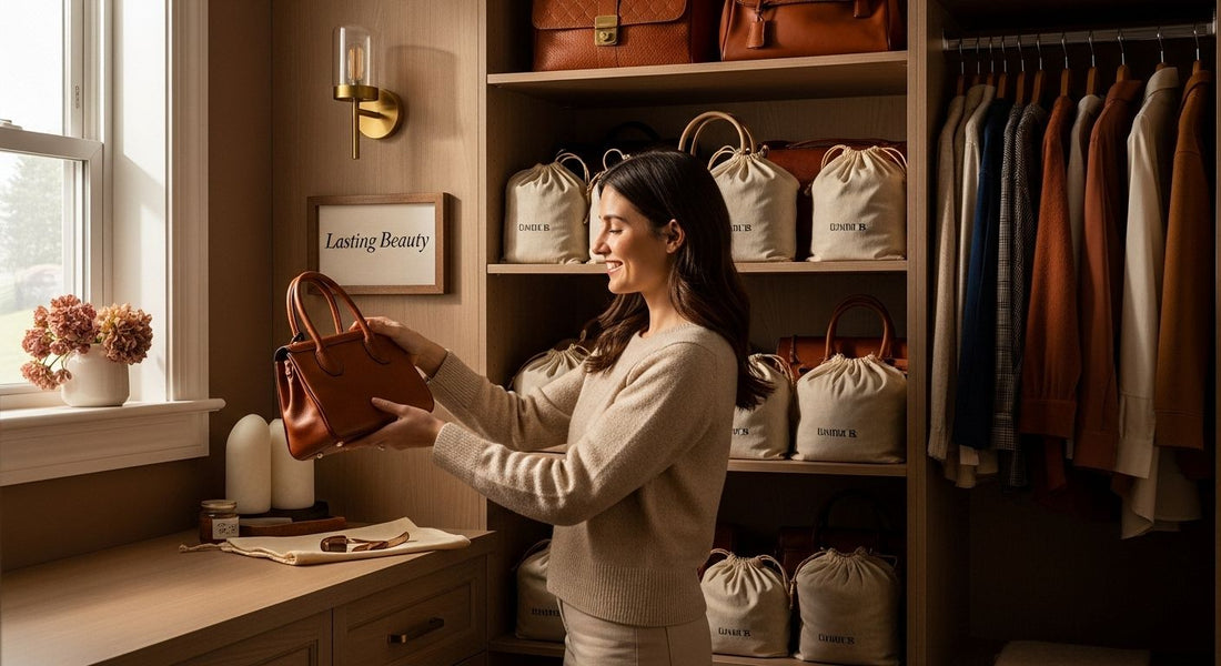 leather bag storage