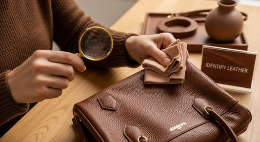 Ledertasche erkennen