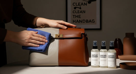 Lederhandtasche reinigen