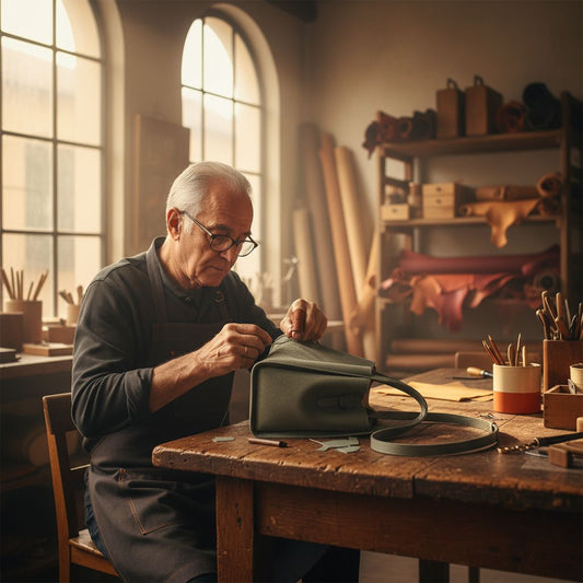 taller de bolsos italianos de lujo