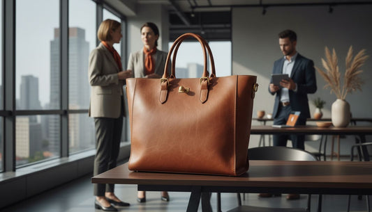 Tasche aus vollnarbigem Leder