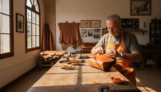 Italian leather workshop
