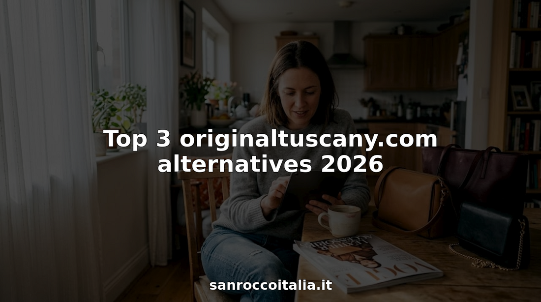 Mulher a comparar marcas italianas de malas em pele