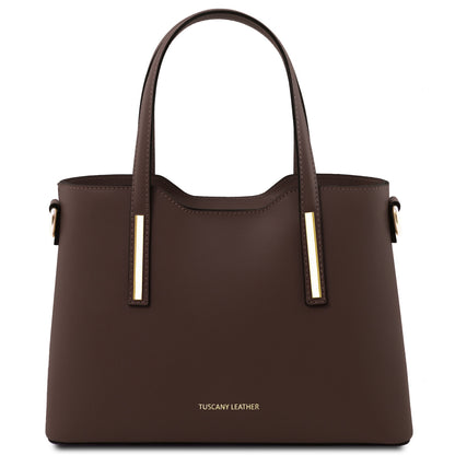 Olimpia - Italian leather tote - Medium size