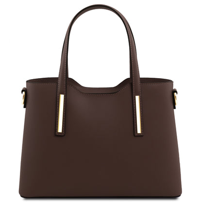 Olimpia - Italian leather tote - Medium size