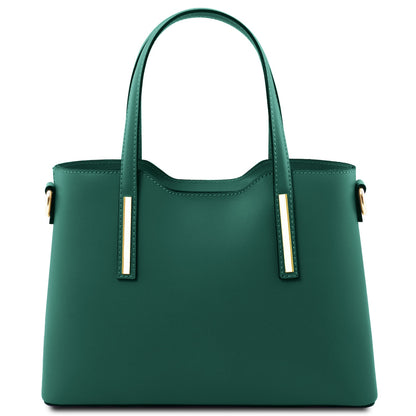 Olimpia - Italian leather tote - Medium size